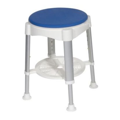 Picture of SHOWER STOOL WITH PADDED ROTATING SEAT