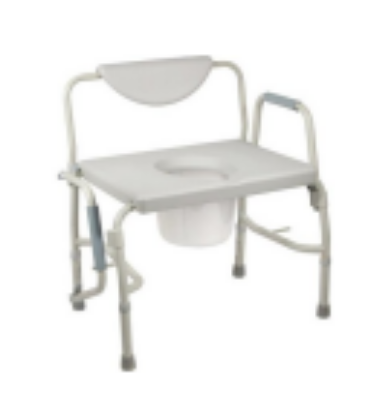 Picture of Deluxe Bariatric Drop-Arm Commode