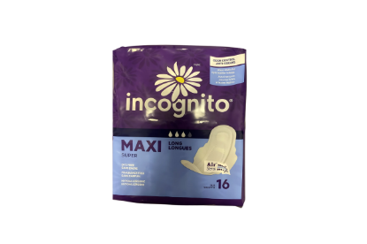 Picture of Incognito Maxi Pad Super (16Pack)