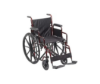 Picture of Drive Medical RTLREB18DDA-SF Rebel Lightweight Wheelchair with Swing-Away Footrest, Red