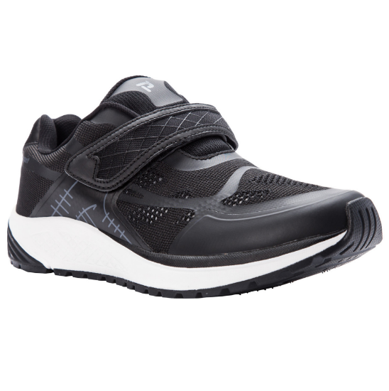 Picture of Propét One Strap Women’s Sneaker MAA023M Black/DK grey Width W