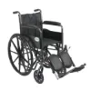 Drive Medical Silver Sport 2 Wheelchair - Detachable Desk Arms & Elevating Leg Rests