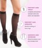 ITA-MED Women’s Sheer Knee High Compression Stockings H-160 Black — view 2