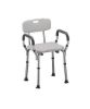 Shower Chair W/ Back and Removable Padded Arms — view 2