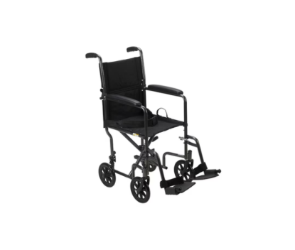 Drive Medical Transport Wheelchair Steel 17 inch Seat
