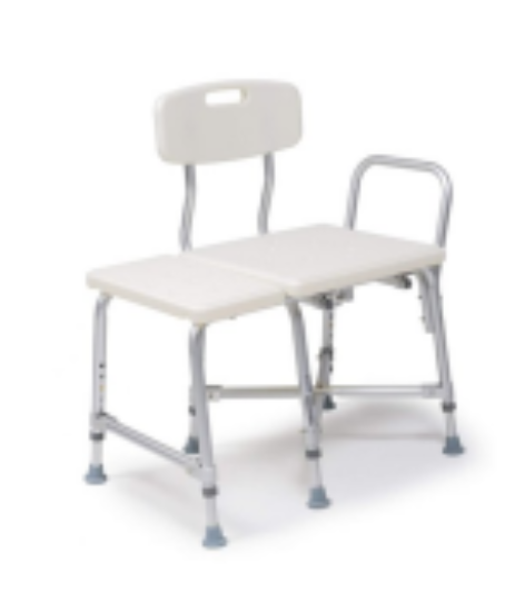 DELUXE BARIATRIC TRANSFER BENCH WITH CROSS-FRAME BRACE