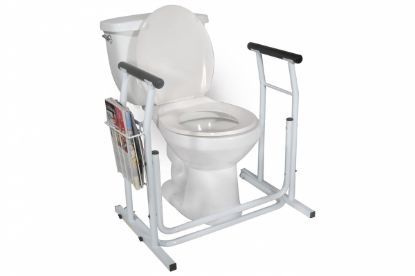 FREE STANDING TOILET SAFETY RAIL