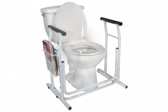FREE STANDING TOILET SAFETY RAIL