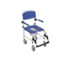 Drive Medical Aluminum Rehab Shower Commode Chair with Four Rear-Locking Casters — view 2