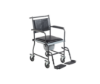 Upholstered Drop Arm Wheeled Commode