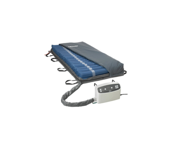 Drive Medical Med-Aire Plus 8″ Alternating Pressure and Low Air Loss Mattress System