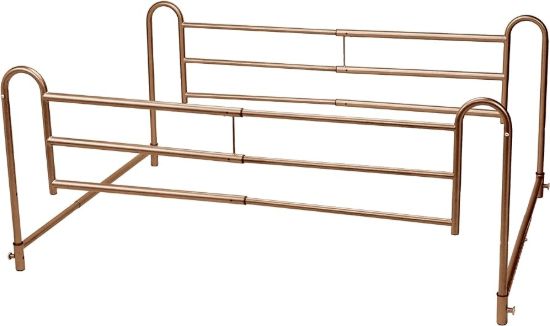 ADJUSTABLE LENGTH HOME STYLE BED RAIL