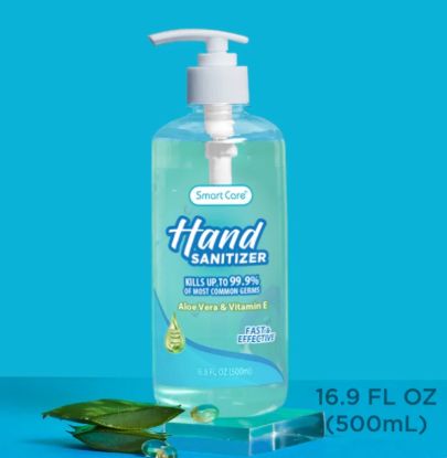 Smart Care Hand Sanitizer - 16.9 fl oz (500 mL), 62% Alcohol