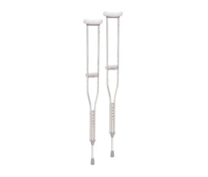 Drive Medical Aluminum Crutches with Accessories (Pair)
