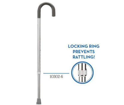 Drive Medical Round Handle Aluminum Cane - Adjustable