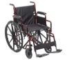 Drive Medical Rebel Lightweight Wheelchair - Red (RTLREB18DDA-SF)