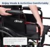 Drive Medical Rebel Lightweight Wheelchair - Red (RTLREB18DDA-SF) — view 3
