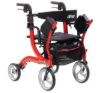 Drive Medical Nitro Duet - Dual-Function Transport Wheelchair & Rollator Combo — view 3