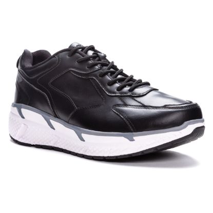 Propet MAA202L Ultra LACE UP BLACK LEATHER WALKING Shoes ULTIMATE COMFORT